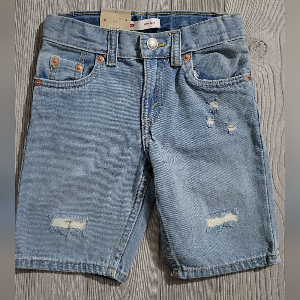 Boys Levi's 511 Denim shorts size 5